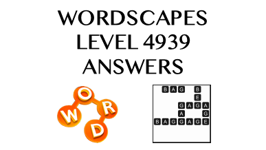 Wordscapes Level 4939 Answers