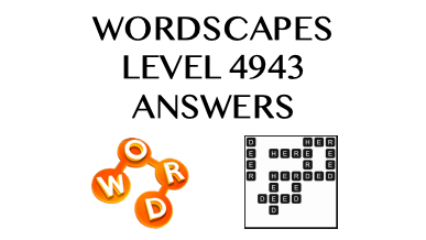 Wordscapes Level 4943 Answers