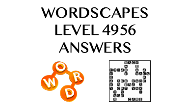 Wordscapes Level 4956 Answers