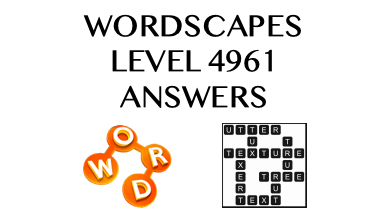 Wordscapes Level 4961 Answers