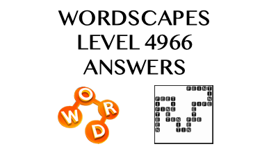 Wordscapes Level 4966 Answers