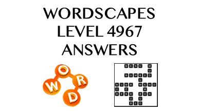 Wordscapes Level 4967 Answers