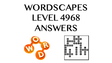 Wordscapes Level 4968 Answers