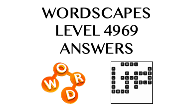 Wordscapes Level 4969 Answers