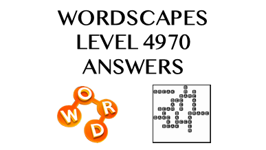 Wordscapes Level 4970 Answers
