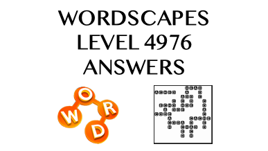 Wordscapes Level 4976 Answers