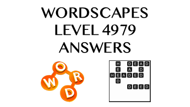 Wordscapes Level 4979 Answers
