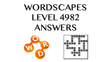 Wordscapes Level 4982 Answers