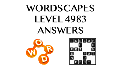 Wordscapes Level 4983 Answers