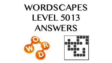 Wordscapes Level 5013 Answers