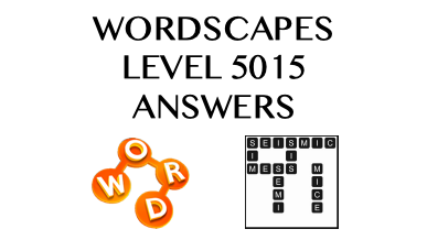 Wordscapes Level 5015 Answers