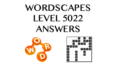 Wordscapes Level 5022 Answers