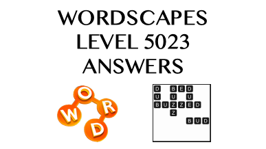 Wordscapes Level 5023 Answers