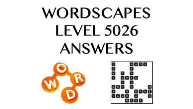 Wordscapes Level 5026 Answers