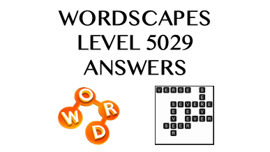 Wordscapes Level 5029 Answers