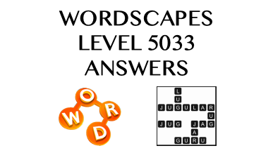 Wordscapes Level 5033 Answers