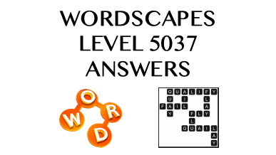 Wordscapes Level 5037 Answers