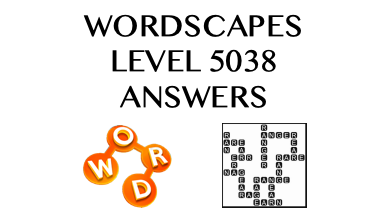 Wordscapes Level 5038 Answers