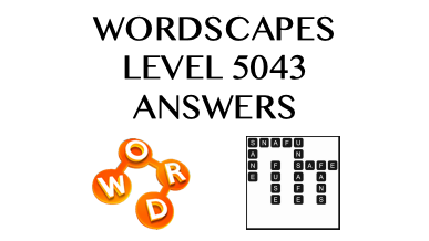 Wordscapes Level 5043 Answers