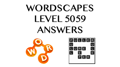 Wordscapes Level 5059 Answers