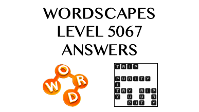 Wordscapes Level 5067 Answers