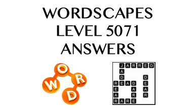 Wordscapes Level 5071 Answers