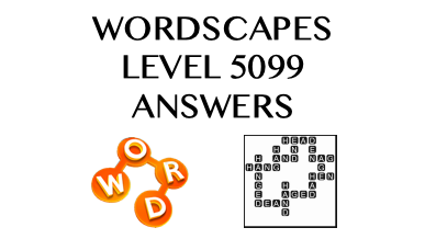 Wordscapes Level 5099 Answers