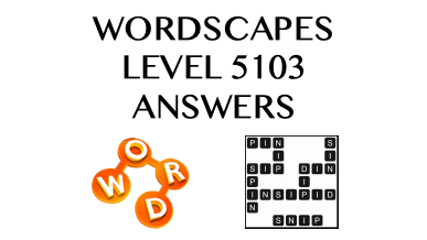 Wordscapes Level 5103 Answers