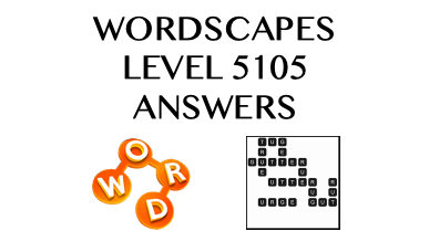 Wordscapes Level 5105 Answers