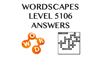 Wordscapes Level 5106 Answers