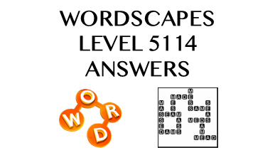 Wordscapes Level 5114 Answers