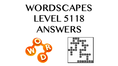 Wordscapes Level 5118 Answers