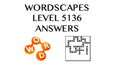 Wordscapes Level 5136 Answers