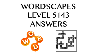 Wordscapes Level 5143 Answers