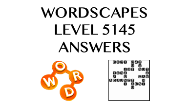 Wordscapes Level 5145 Answers