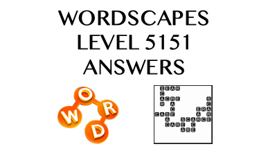 Wordscapes Level 5151 Answers