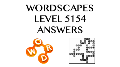 Wordscapes Level 5154 Answers