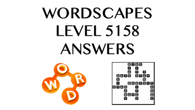 Wordscapes Level 5158 Answers