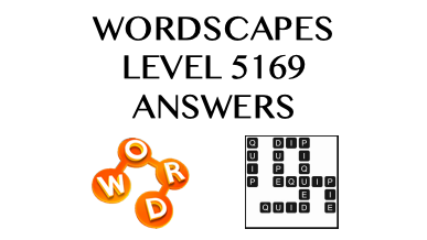 Wordscapes Level 5169 Answers