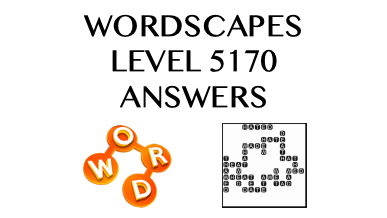 Wordscapes Level 5170 Answers