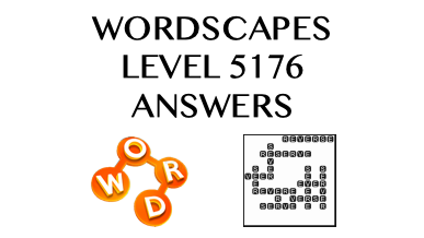 Wordscapes Level 5176 Answers