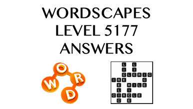 Wordscapes Level 5177 Answers
