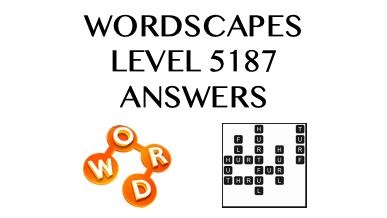 Wordscapes Level 5187 Answers