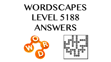 Wordscapes Level 5188 Answers