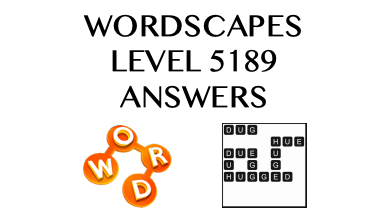 Wordscapes Level 5189 Answers