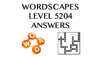 Wordscapes Level 5204 Answers