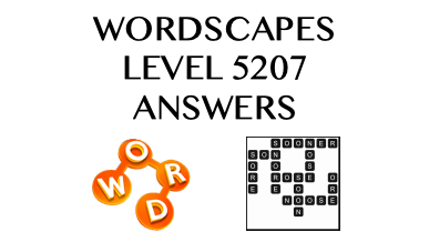 Wordscapes Level 5207 Answers