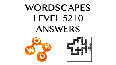 Wordscapes Level 5210 Answers