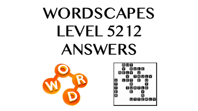 Wordscapes Level 5212 Answers