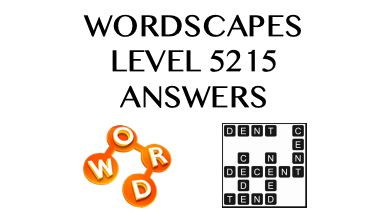 Wordscapes Level 5215 Answers